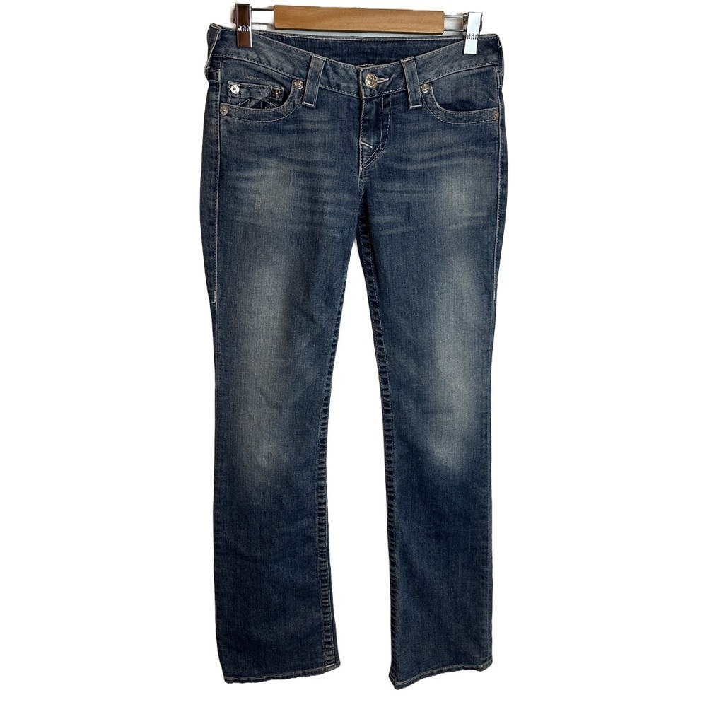 True Religion Boot Cut Jeans‎ with Stand Out Pockets Y2K Style 28